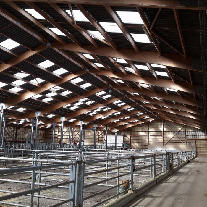 batiment agricole lamelle colle constructeur James
