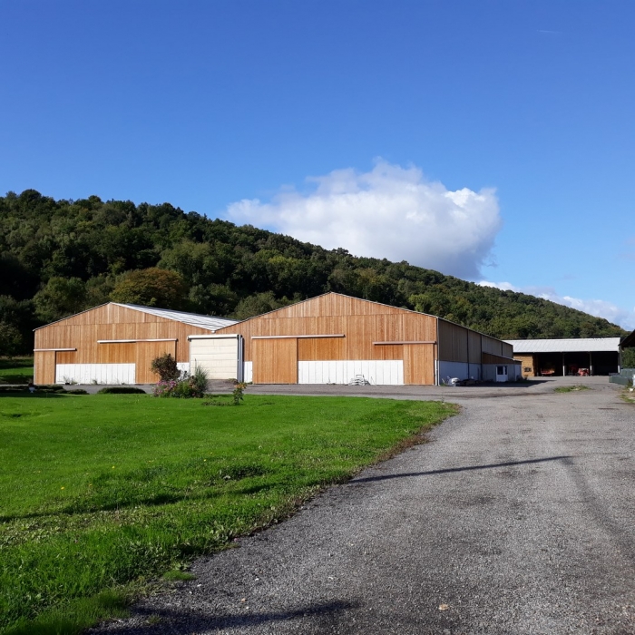 batiment de stockage en bois lamelle colle constructeur James