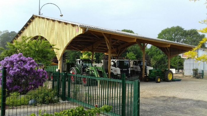 batiment agricole lamellé collé constructeur James