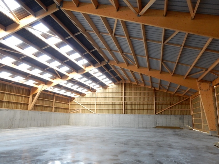 batiment agricole hangar bois lamelle colle construction James