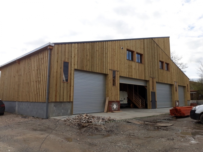 batiment industriel lamelle colle