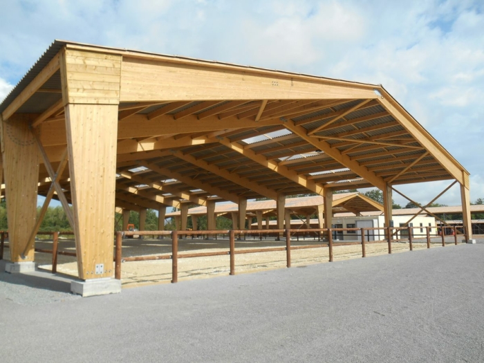 couverture carriere pour pole equestre vendee