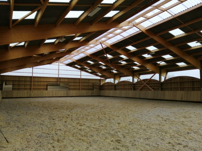 Manege equestre cheval construction James