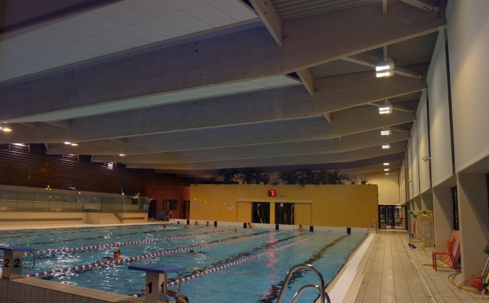 piscine couverte structure bois lamelle colle construction James