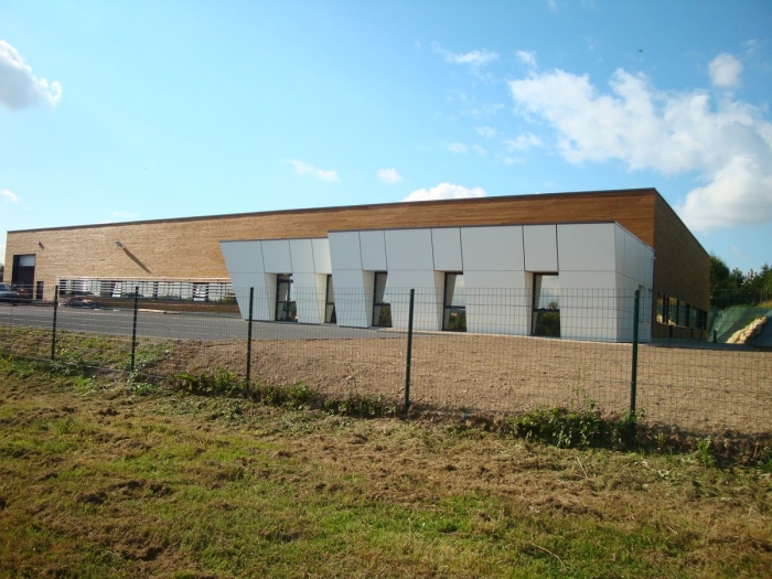 salle sport structure bois lamellé collé