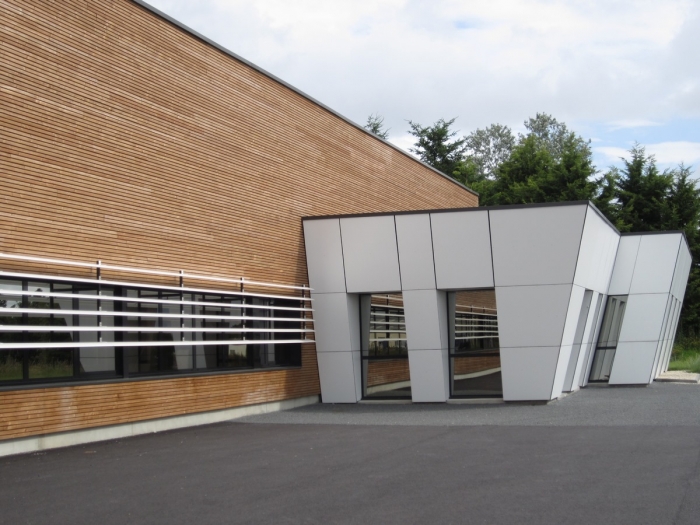 salle sport structure bois lamellé collé