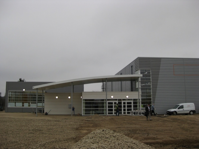 salle sport structure bois lamelle colle construction James