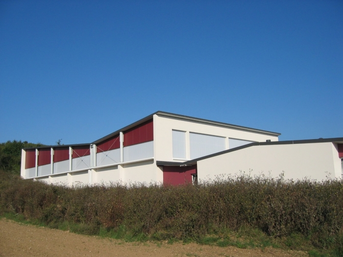 salle sport structure bois lamelle colle constructeur James