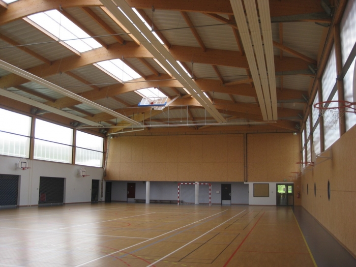 salle sport structure bois lamelle colle construction James