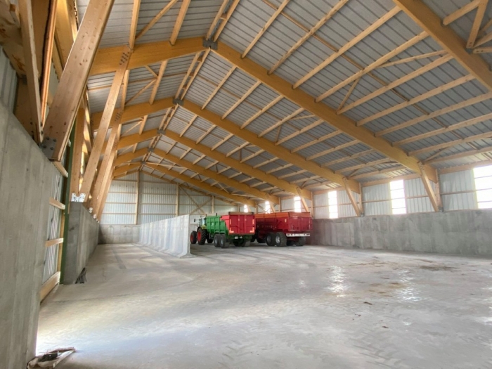 construction agricole stockage bois lamelle colle