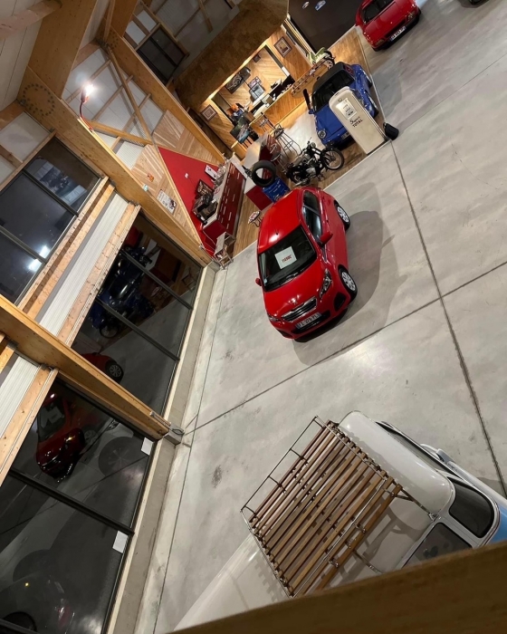 structure garage bois lamelle colle