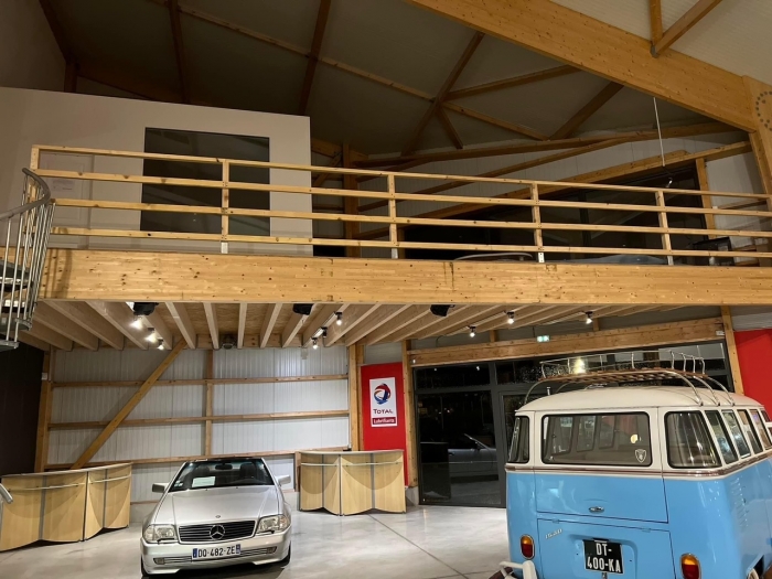 structure lamelle colle pour garage