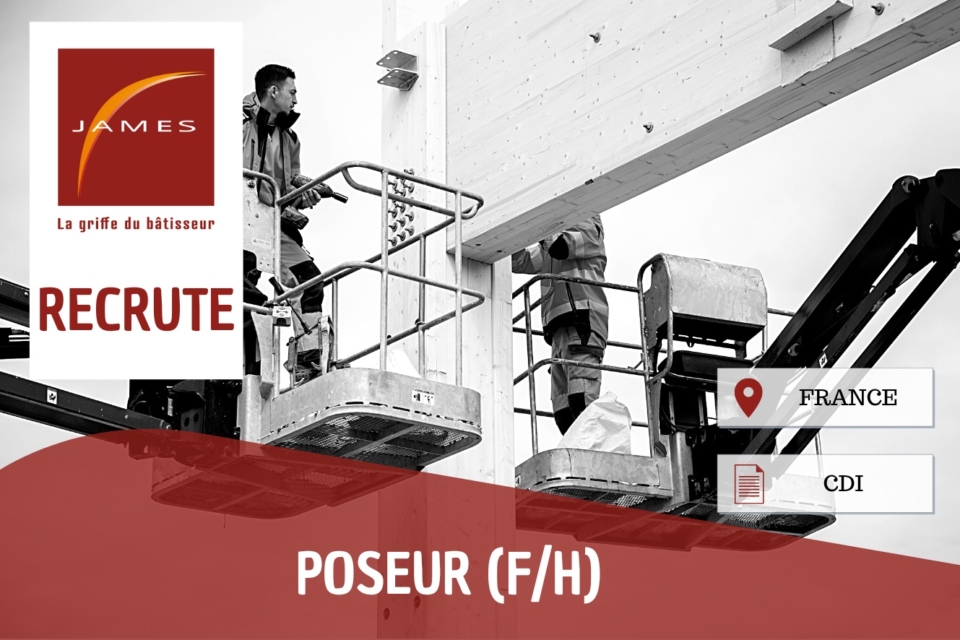 emploi poseur james