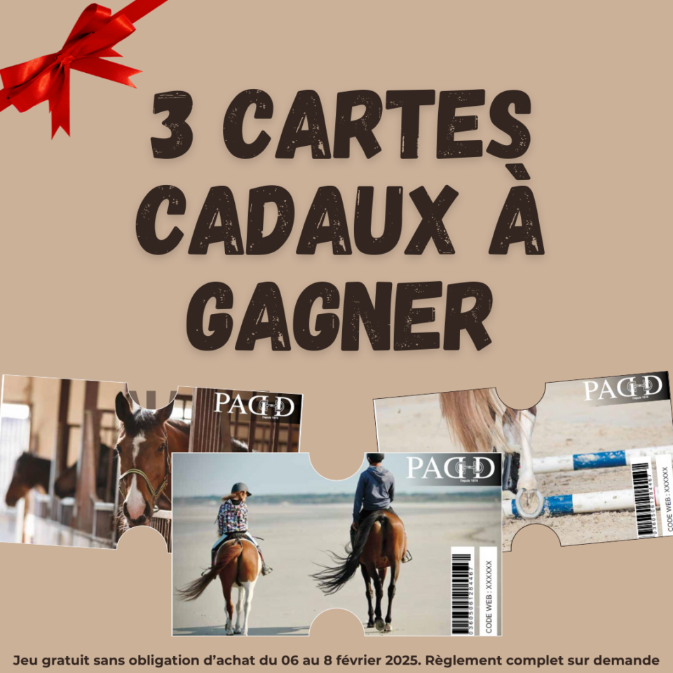 affiche carte cadeau PADD à gagner